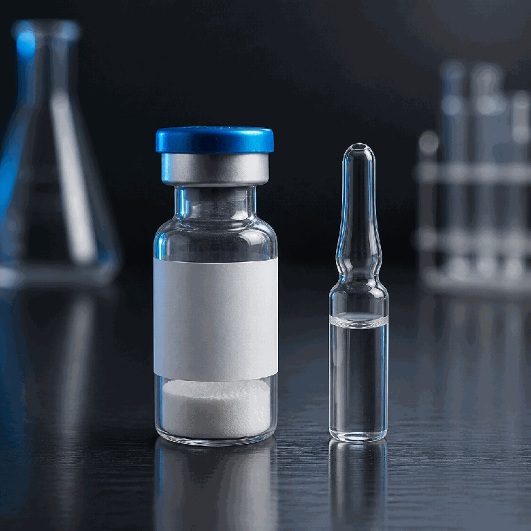 HCG research vial