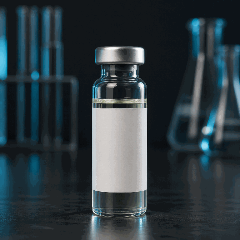 Masteron research vial
